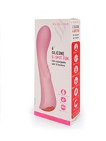 Малиновый вибратор для G-стимуляции - 19,1 см. 529529