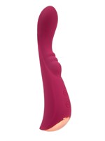 Малиновый вибратор для G-стимуляции - 19,1 см. 529529