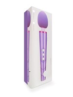 Сиреневый жезловый вибромассажер с головкой на гибкой шее - 25,5 см. 529534