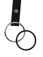 Мужской полый страпон на регулируемых ремешках - 22 см. 529540