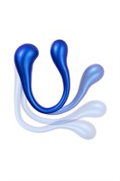 Синий многофункциональный вибратор Etern с пультом ДУ 529546