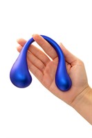 Синий многофункциональный вибратор Etern с пультом ДУ 529546