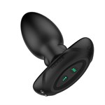 Черная анальная вибровтулка Nexus Beat - 10,8 см. 529635