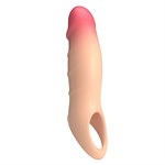 Телесная удлиняющая насадка на пенис Darnel 529764