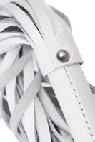 Белая кожаная плеть - 50 см. 529790