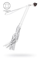 Белая кожаная плеть - 50 см. 529790