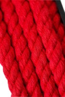 Красная веревка для шибари на катушке - 5 м. 529792
