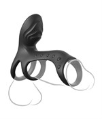 Черная насадка на пенис Ultimate Couples Cage Pro 529832