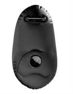 Черное надувное кресло с платформой для фиксации дилдо Body Dock Inflatable Love Seat 529836