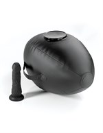 Черный надувной мяч с платформой для фиксации дилдо Body Dock Inflatable Love Ball 529837