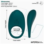 Зеленое интерактивное виброкольцо Ringo 529845