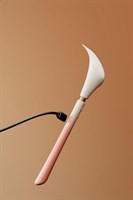 Розовый двусторонний вибромассажёр Calla 529851