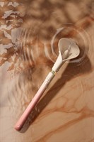 Розовый двусторонний вибромассажёр Calla 529851