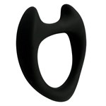 Черное эрекционное кольцо с рожками Wooomy Toro M 529861