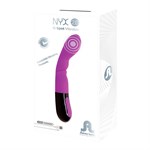 Фиолетовый вибратор Adrien Lastic Nyx 2.0 - 20,7 см. 529871