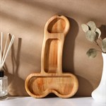 Деревянное блюдо для подачи в форме члена (25 х 16,5 х 1,7 см) 529971