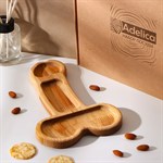 Деревянное блюдо для подачи в форме члена (25 х 16,5 х 1,7 см) 529971