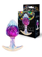 Лиловая анальная пробка - 9 см. 530001