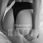 Черные трусики для ношения клиторального стимулятора Panty Lover - size XL 530031