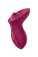 Бордовый вибратор с движущимся шариком Exciterrr 530044