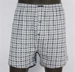 Хлопковые трусы-боксеры в клеточку 530096