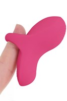 Розовый сенсорный вибромассажёр на палец Fuzu Sensa 530647