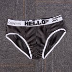 Набор из 3 мужских трусов-брифов в тонкую полоску 530706