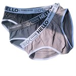 Набор из 3 мужских трусов-брифов в полоску 530716