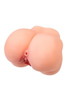 Реалистичный мастурбатор в форме попки с 2 любовными входами 530735