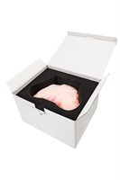 Телесный реалистичный мастурбатор-полуторс с 2 любовными входами 530738