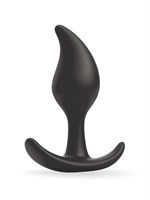 Черный анальный стимулятор - 9,2 см. 530743