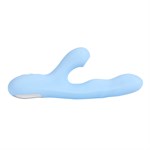 Голубой вибратор с ротацией и вакуумной стимуляцией BeYourLover Rosubi 530745