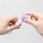 Сиреневый вибратор Iroha Koharu Suiren - 16 см. 530761