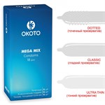 Презервативы OKOTO Mega Mix - 18 шт. 530835