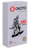 Точечные презервативы OKOTO Dotted - 12 шт. 530837