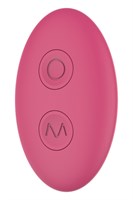 Розовый вибратор с возвратно-поступательными движениями Up And Down Vibe 531134