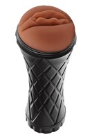 Коричневый мастурбатор-вагина Marly 531135