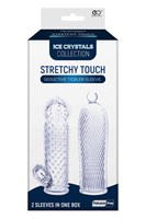 Набор из 2 прозрачных насадок на член Seductive Tickler Sleeves 531152