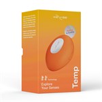 Оранжевый вибратор We-Vibe Temp для температурных игр 531167