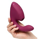 Малиновый двойной стимулятор Womanizer Next Duo 531169