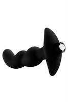 Черный вибромассажер простаты Prostate Massager 03 - 15,2 см. 531243