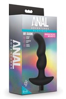 Черный вибромассажер простаты Prostate Massager 03 - 15,2 см. 531243