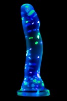 Прозрачный люминесцентный фаллоимитатор Hanky-Panky - 19 см. 531314