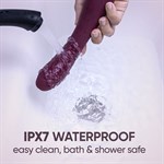 Фиолетовый вибратор Selove CurveRush для симуляции точки G - 20,3 см. 531392