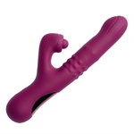 Фиолетовый вибратор-кролик Selove ComePlay - 23,9 см. 531396