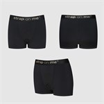 Черные трусики-боксеры для фиксации насадок Strap-on-me Harness Lingerie Allure - size S 531447