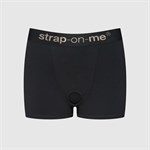 Черные трусики-боксеры для фиксации насадок Strap-on-me Harness Lingerie Allure - size M 531448