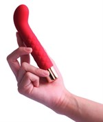 Красный вибратор для G-точки - 14,5 см. 531476