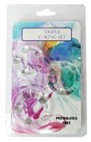 Набор из 3 эрекционных прозрачных колец 531505