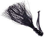 Черная силиконовая плетка - 25,4 см. 531509